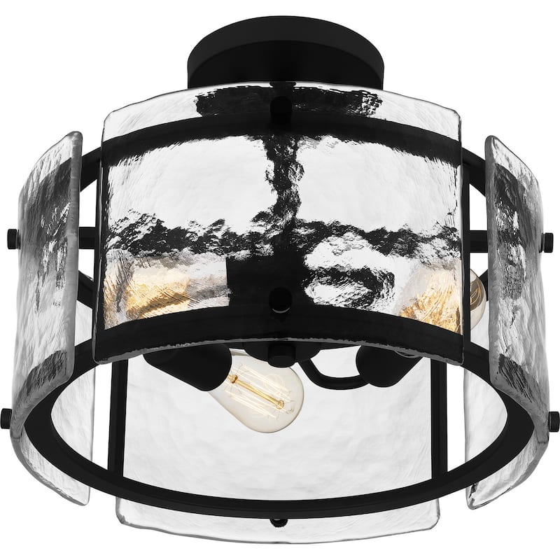 Fortress Three Light Semi Flush Mount