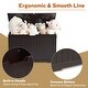 preview thumbnail 14 of 21, Wooden Toy Box Kids Storage Chest Bench - 30" x 16" x 19" (L x W x H)