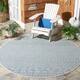 SAFAVIEH Courtyard Terezija Indoor/ Outdoor Waterproof Patio Backyard Rug