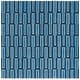 preview thumbnail 4 of 11, SAFAVIEH Handmade Genre Romanita Mid-Century Modern Wool Rug 6' Square - Blue/Ivory - Square