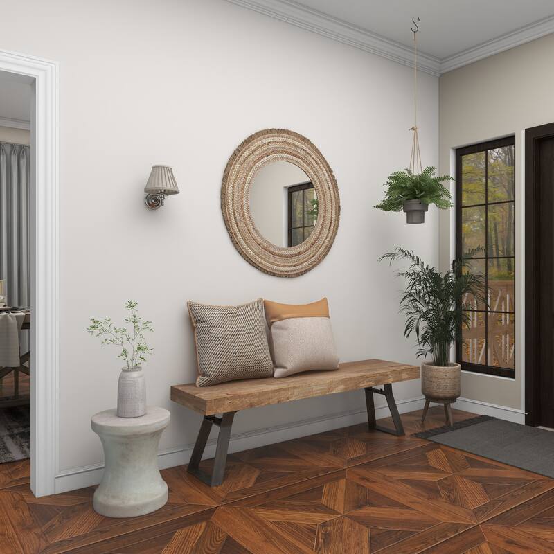 Contemporary Fiberclay Stool - 14 x 14 x 16