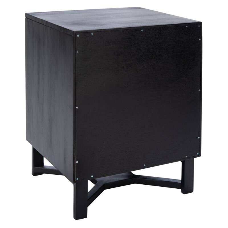 SAFAVIEH Dayana 2-Drawer Rattan Accent Table Nightstand