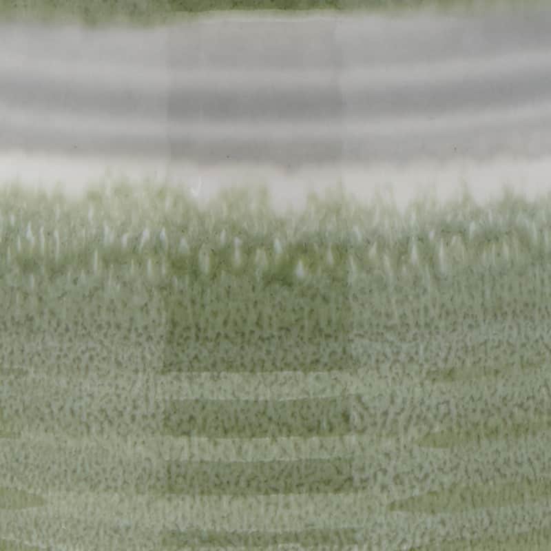 Glen Ribbed Reactive Glaze Mug - 18oz Porcelain Drinkware, Dishwasher Safe, Green Multi, Perfect for Christmas