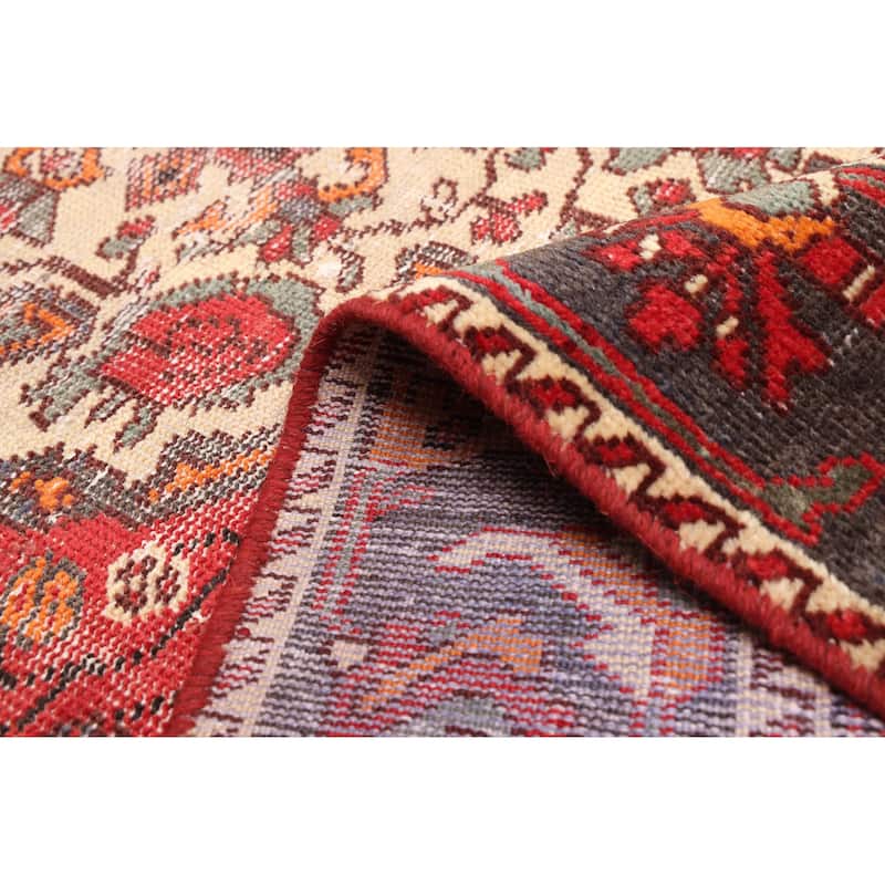 ECARPETGALLERY Hand-knotted Antalya Vintage Red Wool Rug - 5'2 x 9'9