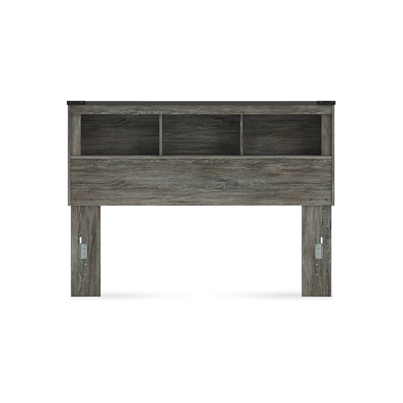 Signature Design by Ashley Frandern Gray Queen Bookcase Headboard