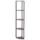 preview thumbnail 2 of 47, UIMOSO Corner Bookshelf, Corner Bookcase with Heavy Duty Metal Frame & Wooden Shelves 5-Tier,64" Tall,Triangular-shaped