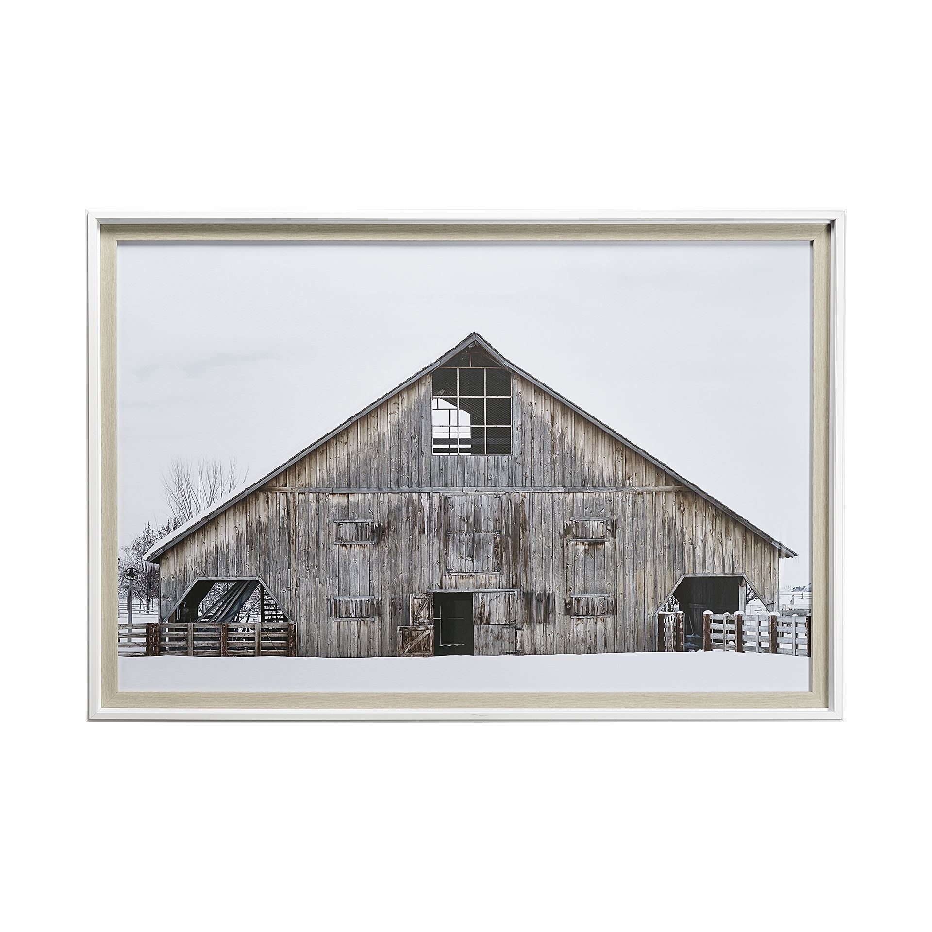 AWHC Barn 1 by Chris Dunker a Framed Photo Art Print Matted under Glass