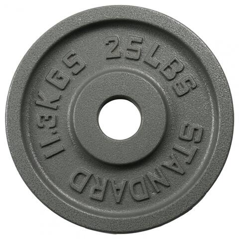 1PCS 25LB Plates 2-Inch Grip Weight Plate Barbells