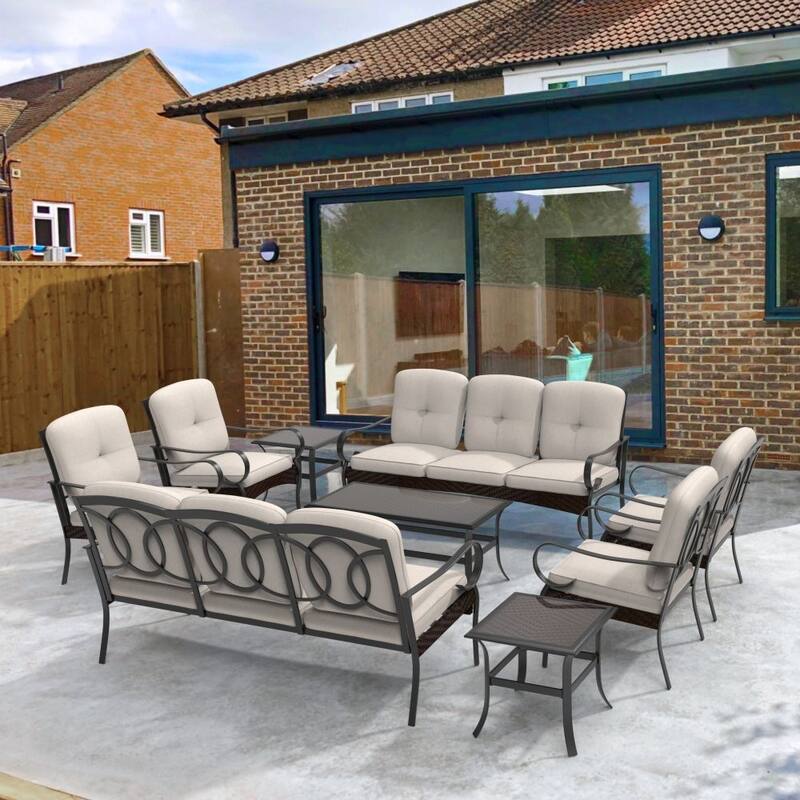 Moda Steel Patio Durable Sofa Collection for You Free Combination - 3S