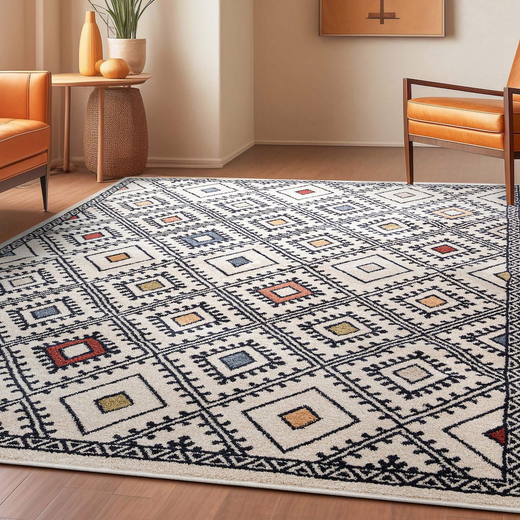 Well Woven Malaga Moderne Bohemian Area Rug - 2' 3" x 7' 3"
