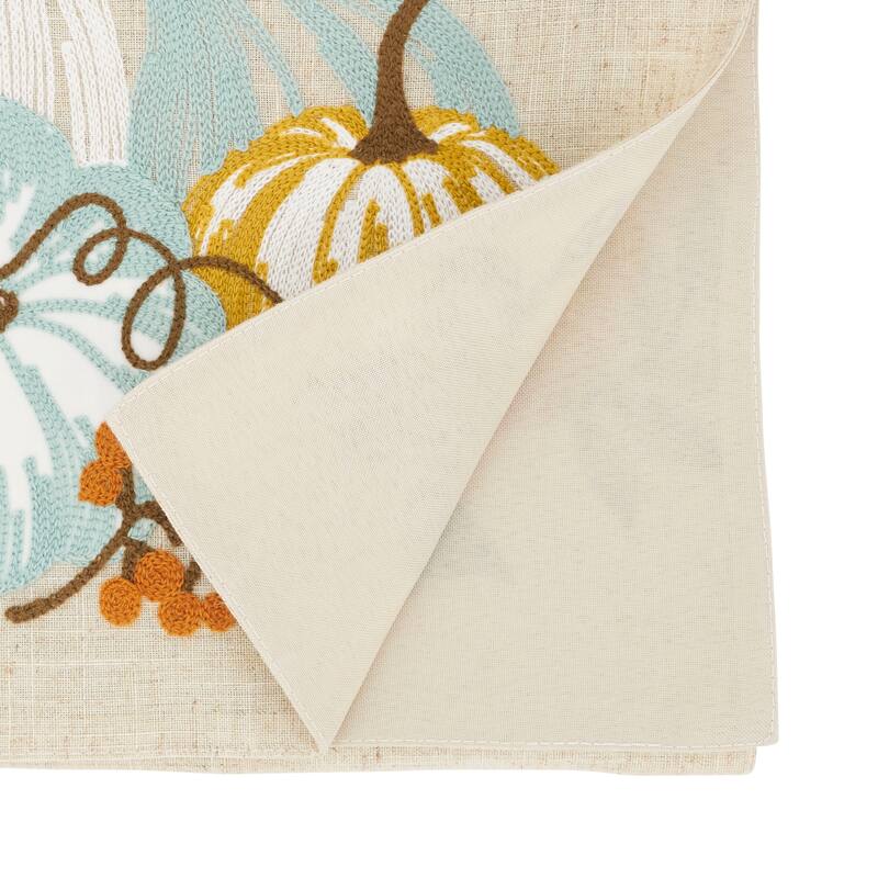 Harvest Bounty Pumpkin Table Runner - 16"x70"