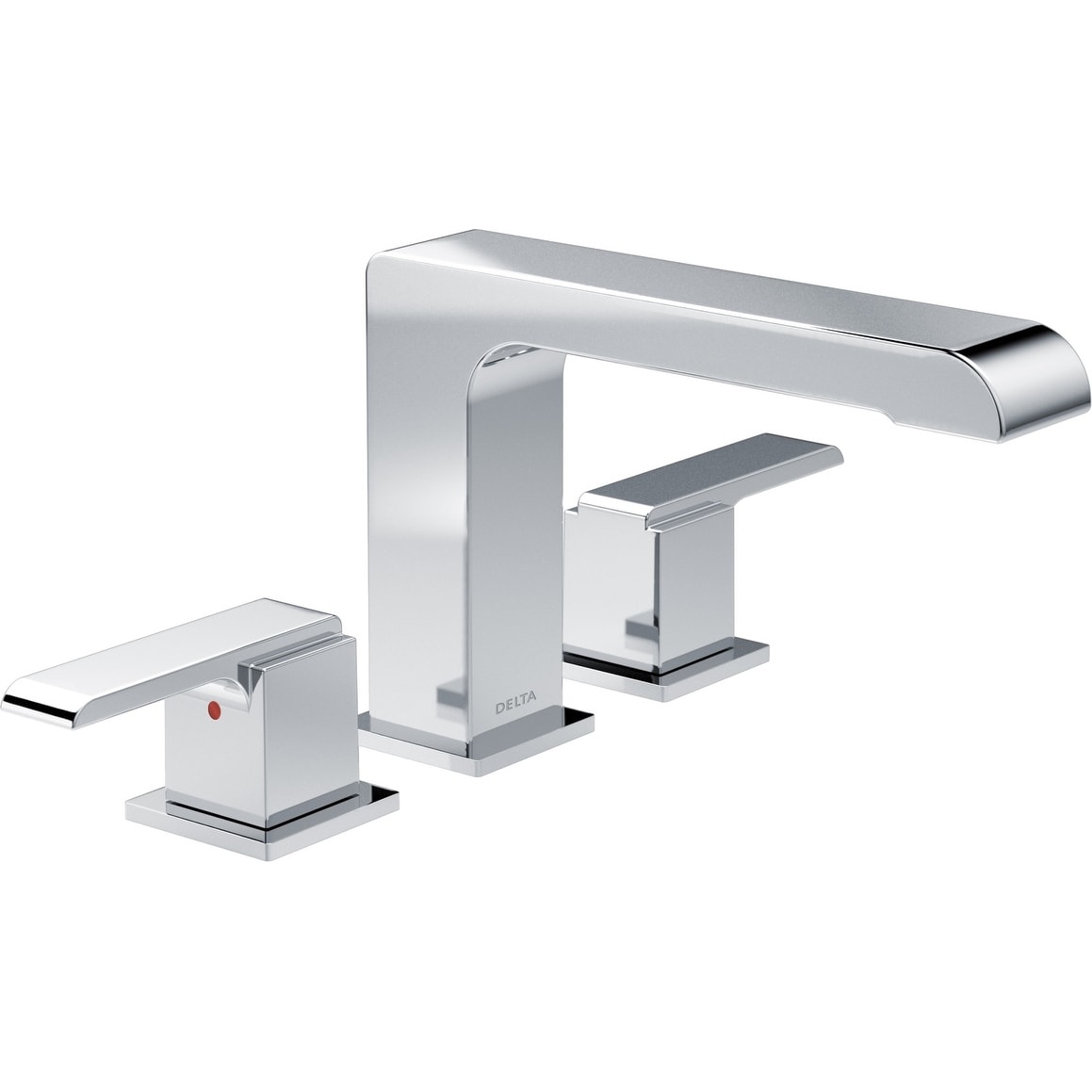 Delta Ara Double Handle Deck Mounted Roman Tub Filler Trim (Less