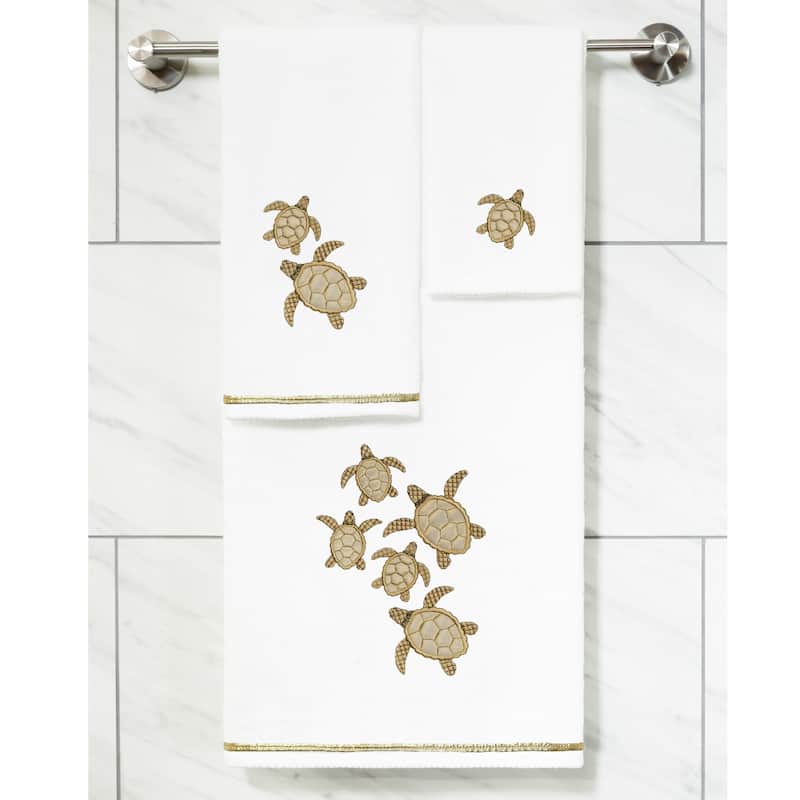 Authentic Hotel and Spa Turkish Cotton Tortuga 2 PC Hand Towel Set