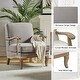 preview thumbnail 31 of 32, Rinaldo Farmhouse Polyester Armchair with Comfortable Backrest and Cushion by HULALA HOME