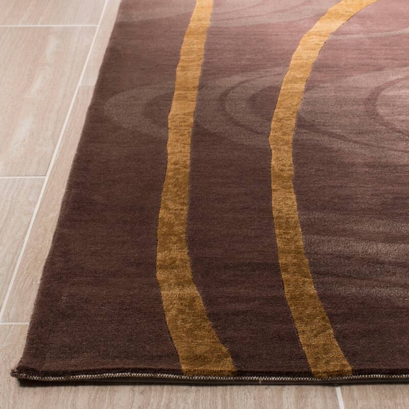 SAFAVIEH Couture Hand-knotted Tibetan Akane Modern Wool Rug