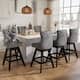 Option Grey Velvet Set Of 6