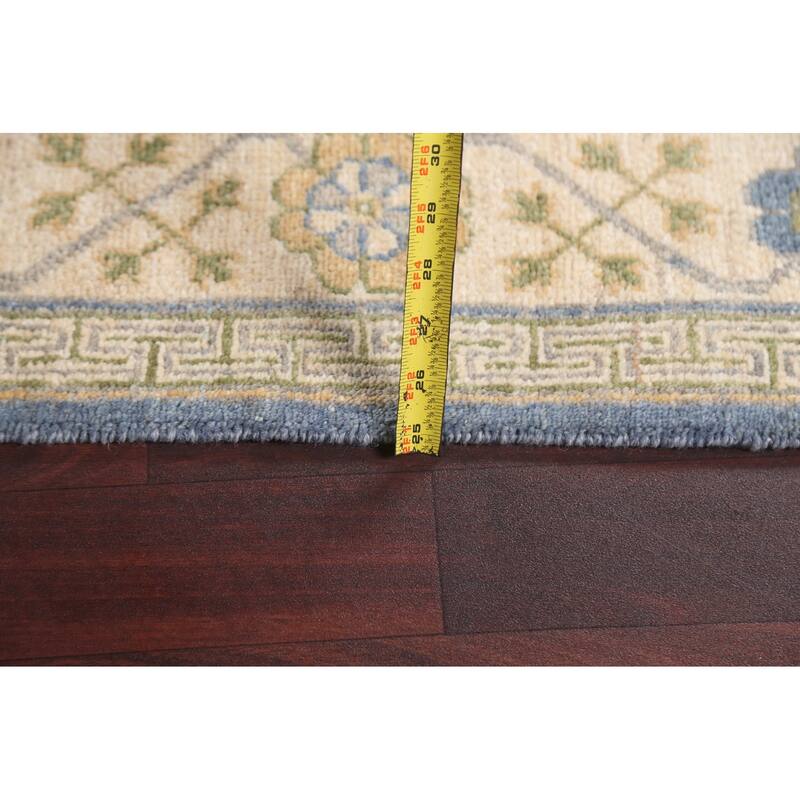 Vegetable Dye Khotan Oriental Wool Area Rug Hand-knotted Foyer Carpet - 4'5" x 6'11"
