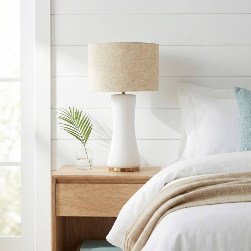 Celestial Gleam Glass Table Lamp