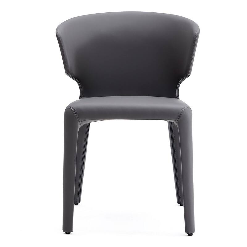 Conrad Cream Faux Leather Dining Chair (Set of 2)