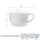 preview thumbnail 6 of 5, Everyday White Set of 2 Beaded Coupe Mug, 18 Oz