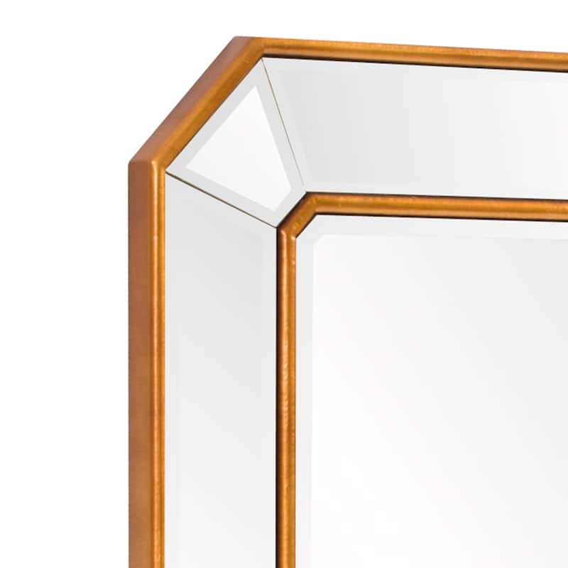 Allan Andrews Leopold Rectangle Wall Mirror - 36" H x 24" W