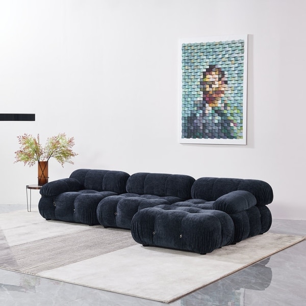 Daimion 4 Pieces Upholstered Sectional - On Sale - Bed Bath