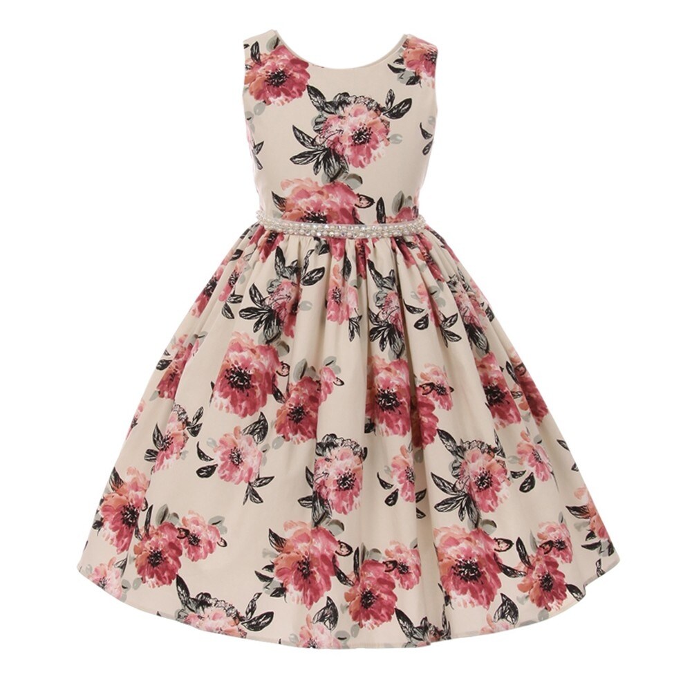 rose floral dress