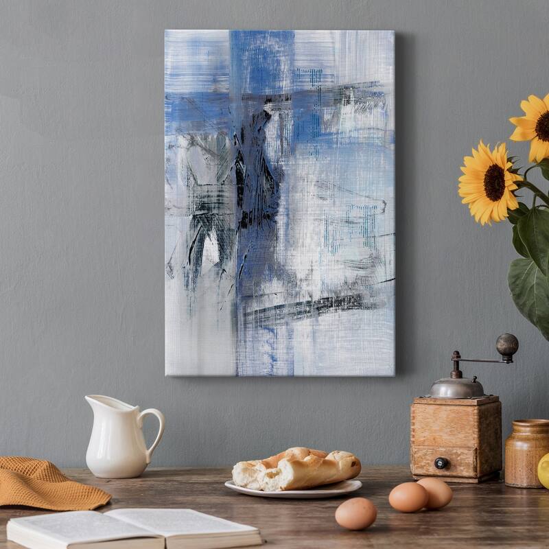 Reflections in Indigo Premium Gallery Wrapped Canvas - Ready to Hang