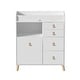 preview thumbnail 11 of 36, Storage Dresser Chest w/Changing Station for Infant Kids Bedroom White