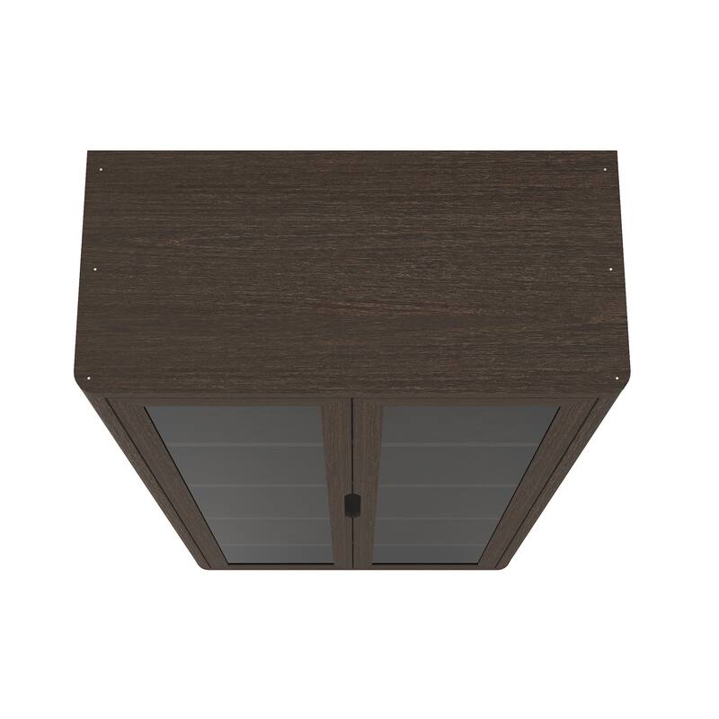 Manhattan Comfort Rivington Modern 38 In Bookcase Cabinet