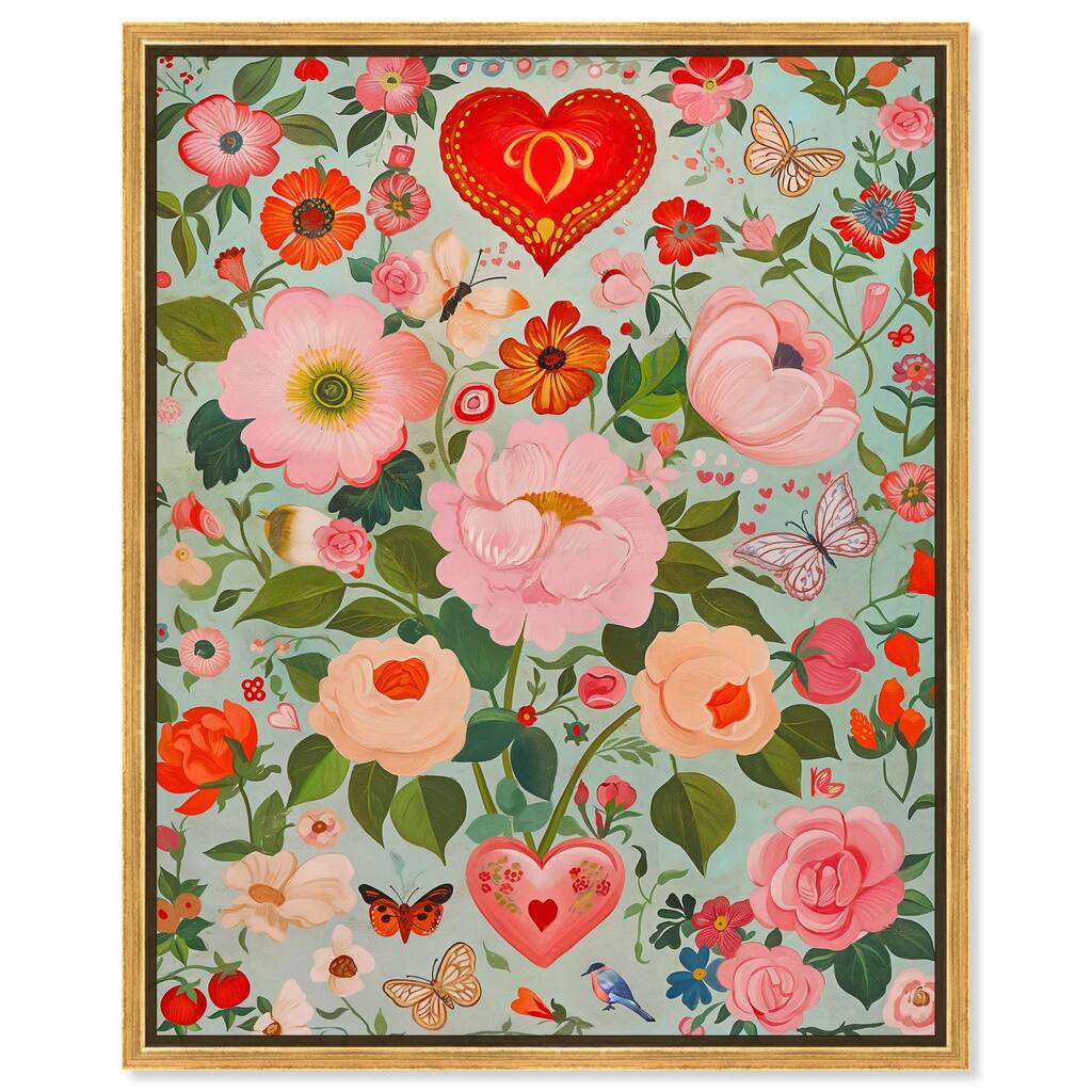 Festival of Flowers Canvas by Art Remedy