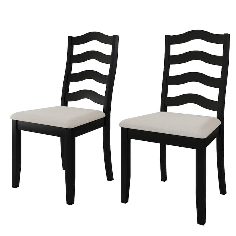 CraftPorch Sophistique Wooden Dining Chairs (Set of 2) - N/A