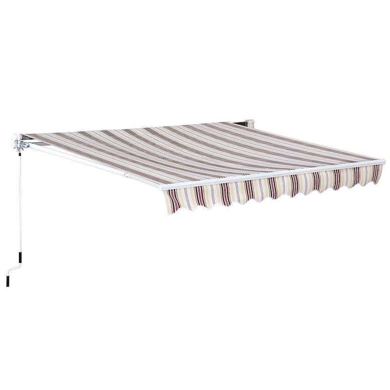 Manual Retractable Sun Shade Patio Awning