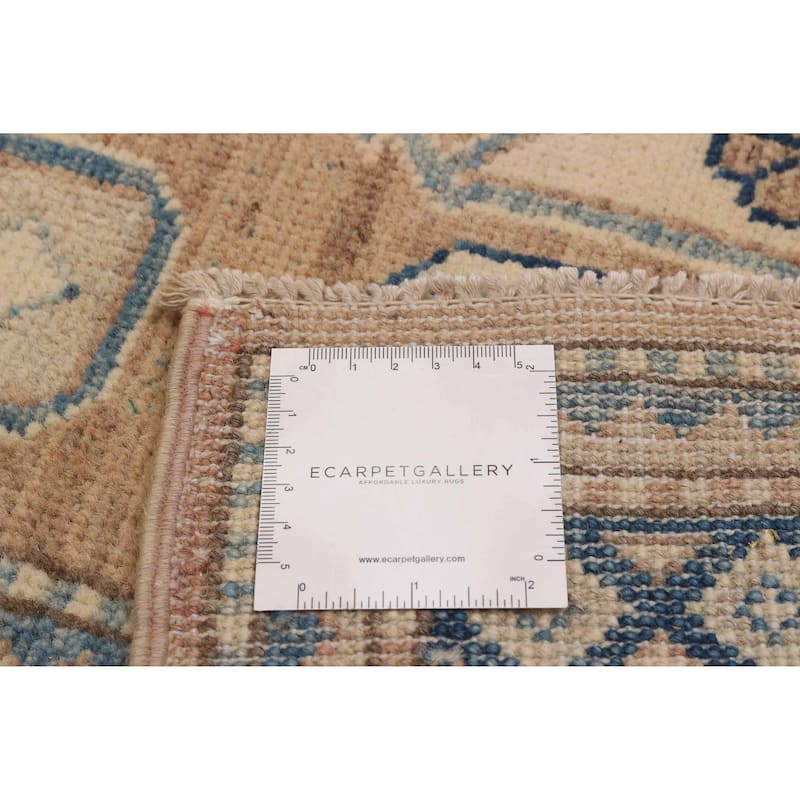 ECARPETGALLERY Hand-knotted Finest Ghazni Brown Wool Rug - 6'1 x 8'9