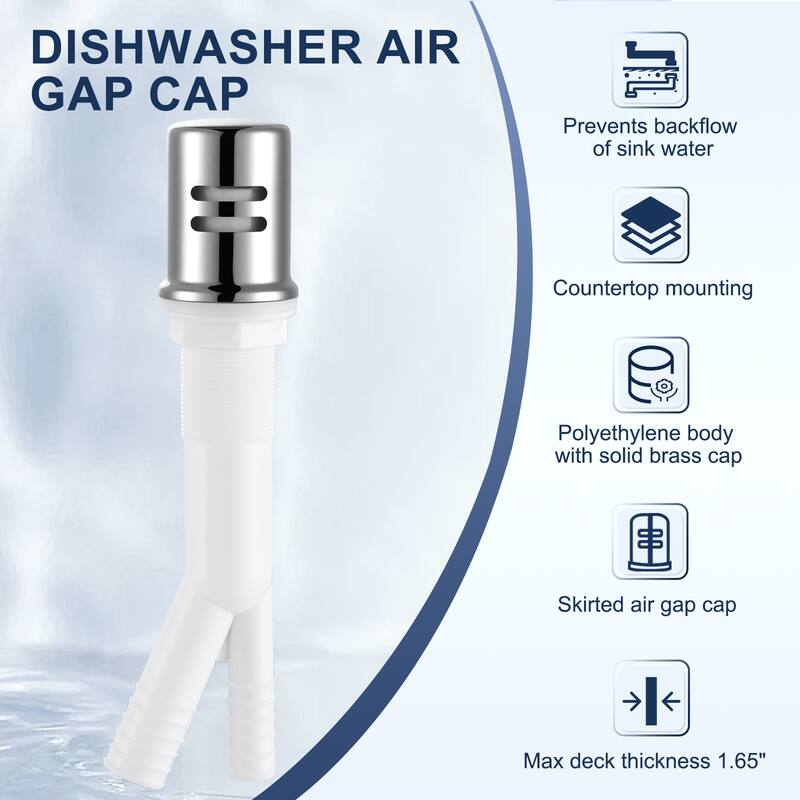WOWOW Dishwasher Air Gap Cover for Kitchen Sink