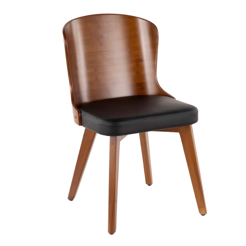 Carson Carrington Valsbo Walnut/Faux Leather Chair