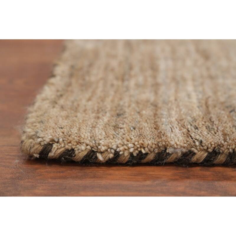 Hand Knotted Oriental 100% Wool Carpet Tribal Animal Pictorial Brown Gabbeh Area Rug - 8' 11'' X 8' 11''