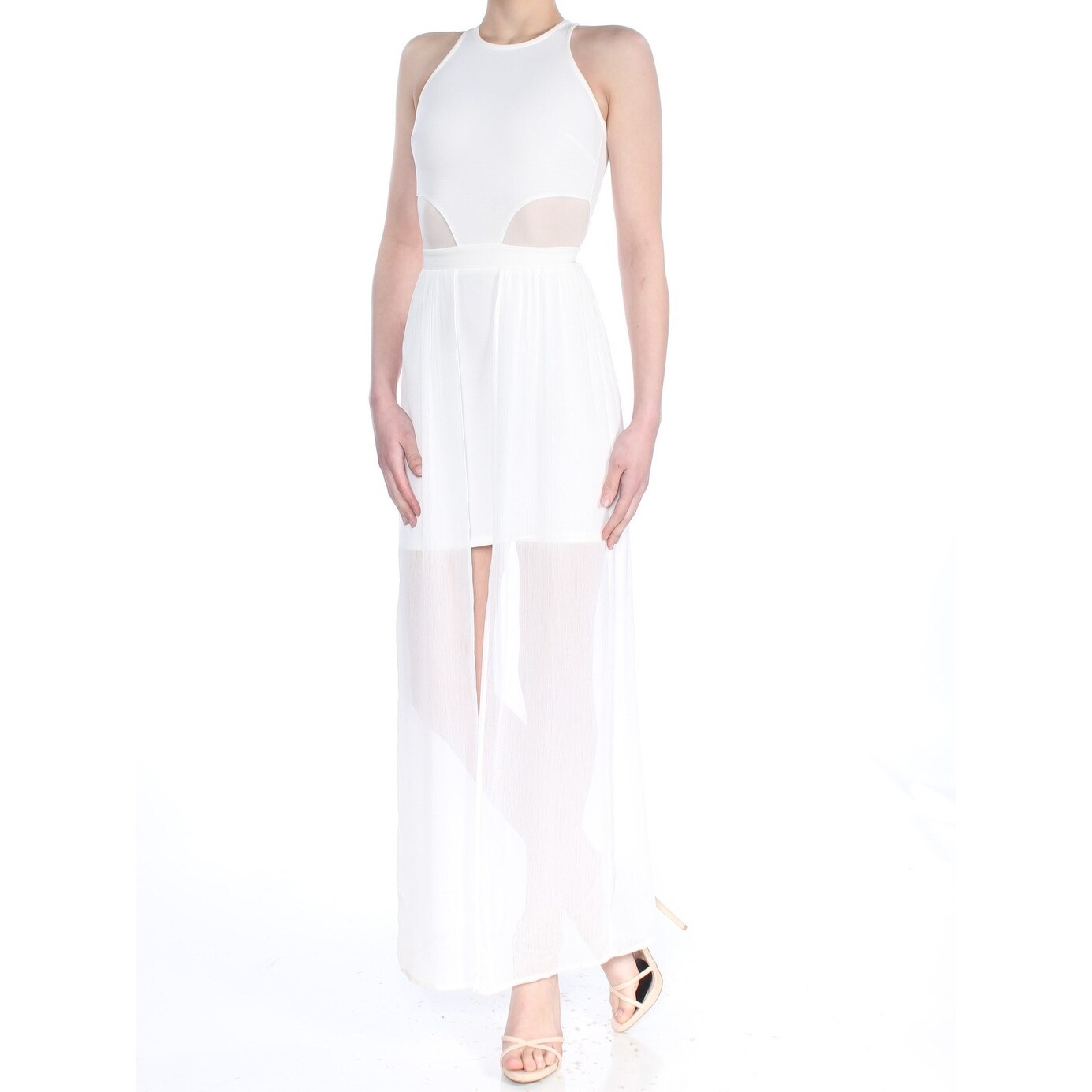 girls ivory maxi dress