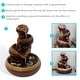 preview thumbnail 6 of 7, Sunnydaze Tiered Vessels Indoor Ceramic Tabletop Water Fountain - 10-Inch