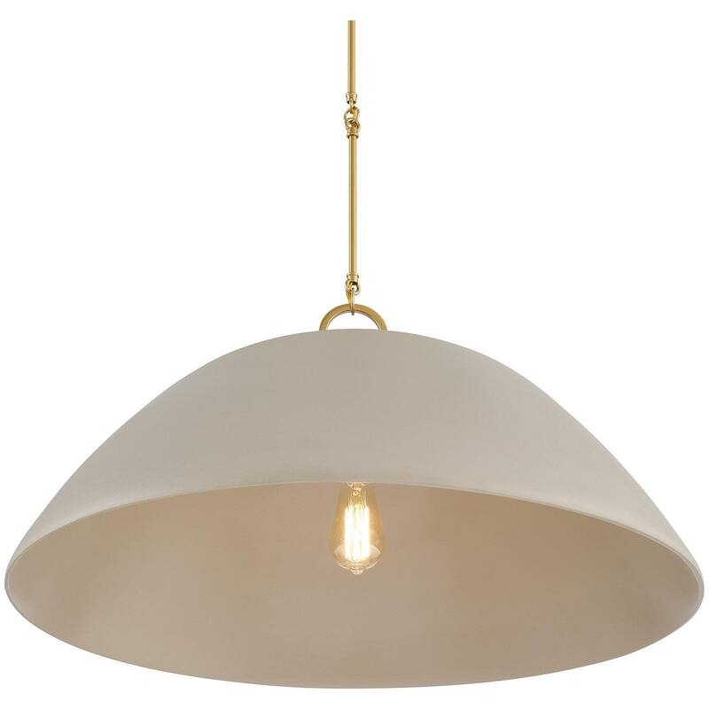 Savoy House 7-2918-1 Alta 30" Wide Pendant - Concrete / Brass
