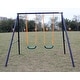 preview thumbnail 2 of 4, Two Station Swing Set for Children