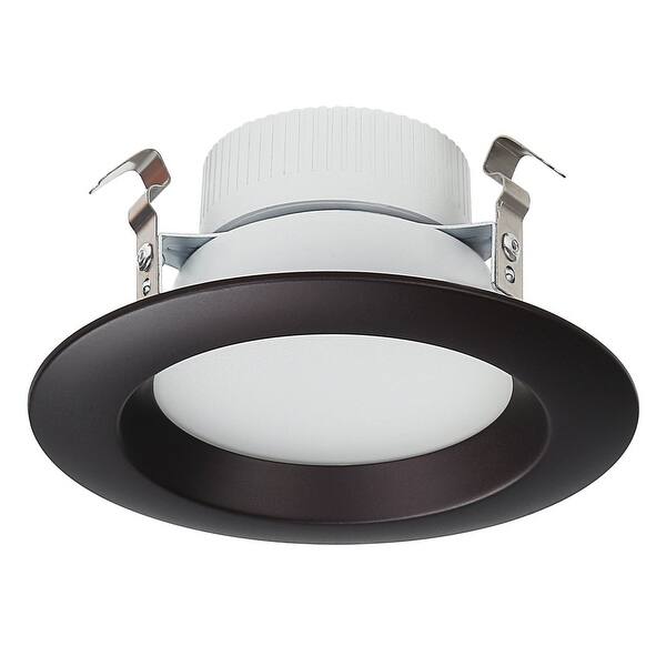 Shop Interchangeable 4 Trim Ring Round Oil Rubbed Bronze 4 Pack Overstock 28792780