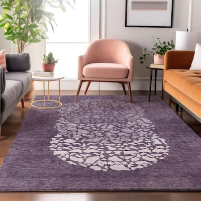 Premium Washable Super Soft Modern Fragments Mayfield Rug