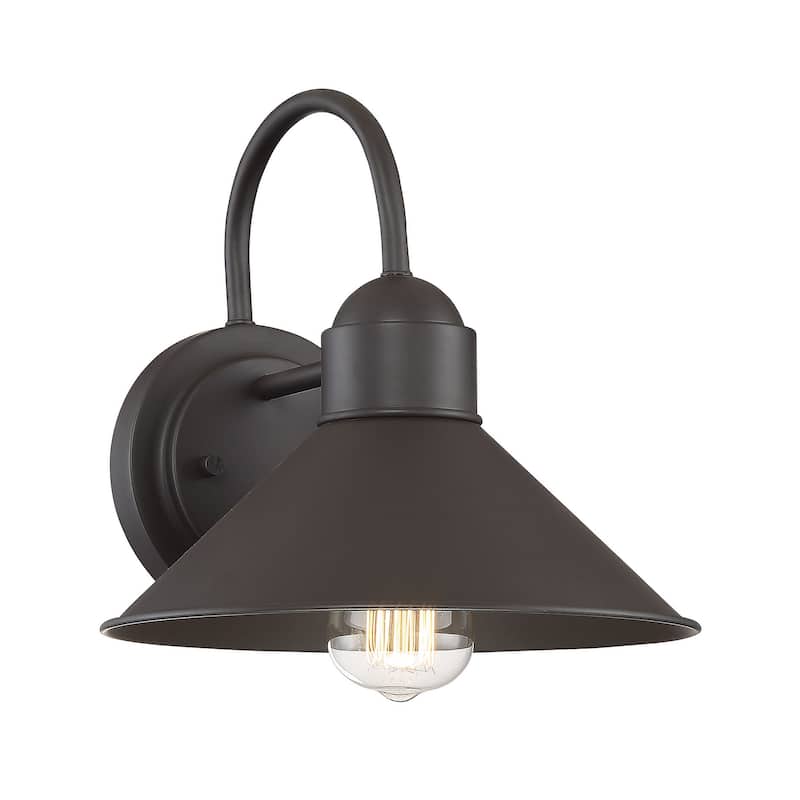 Meridian M50018 Single Light 10" Tall Outdoor Wall Sconce