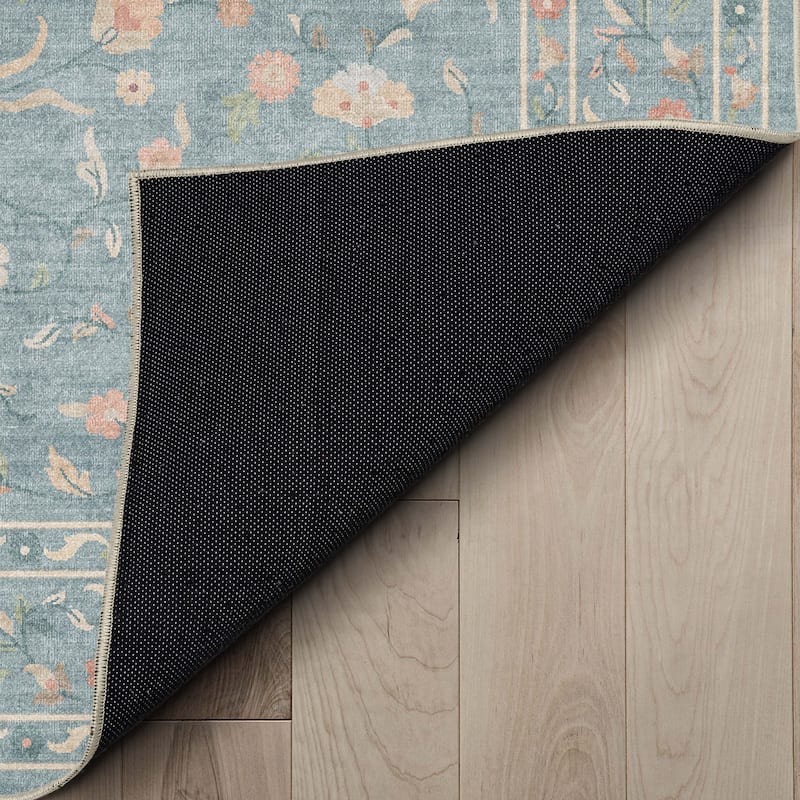 Well Woven Apollo Serapi Yazd Traditioal Floral Flat-Weave Area Rug