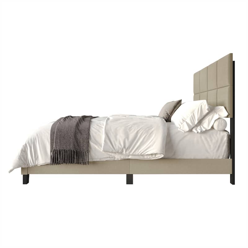 Clayfell Lufkin Upholstered Panel Bed