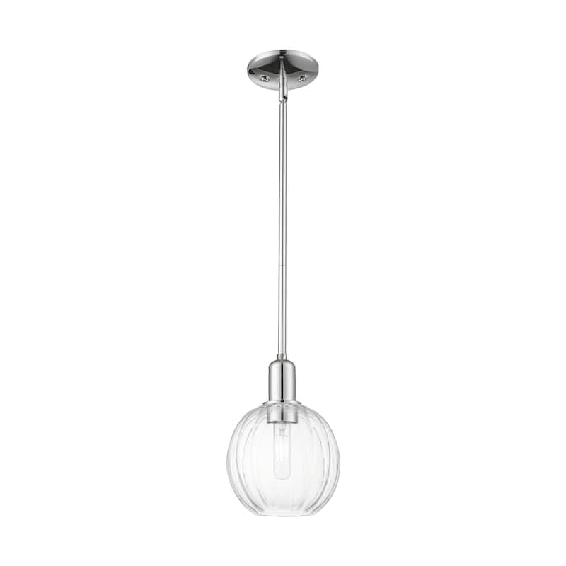 Innovations Lighting Downtown Urban - Preston - 1 Light 7" Globe Shade Stem Hung Mini Pendant