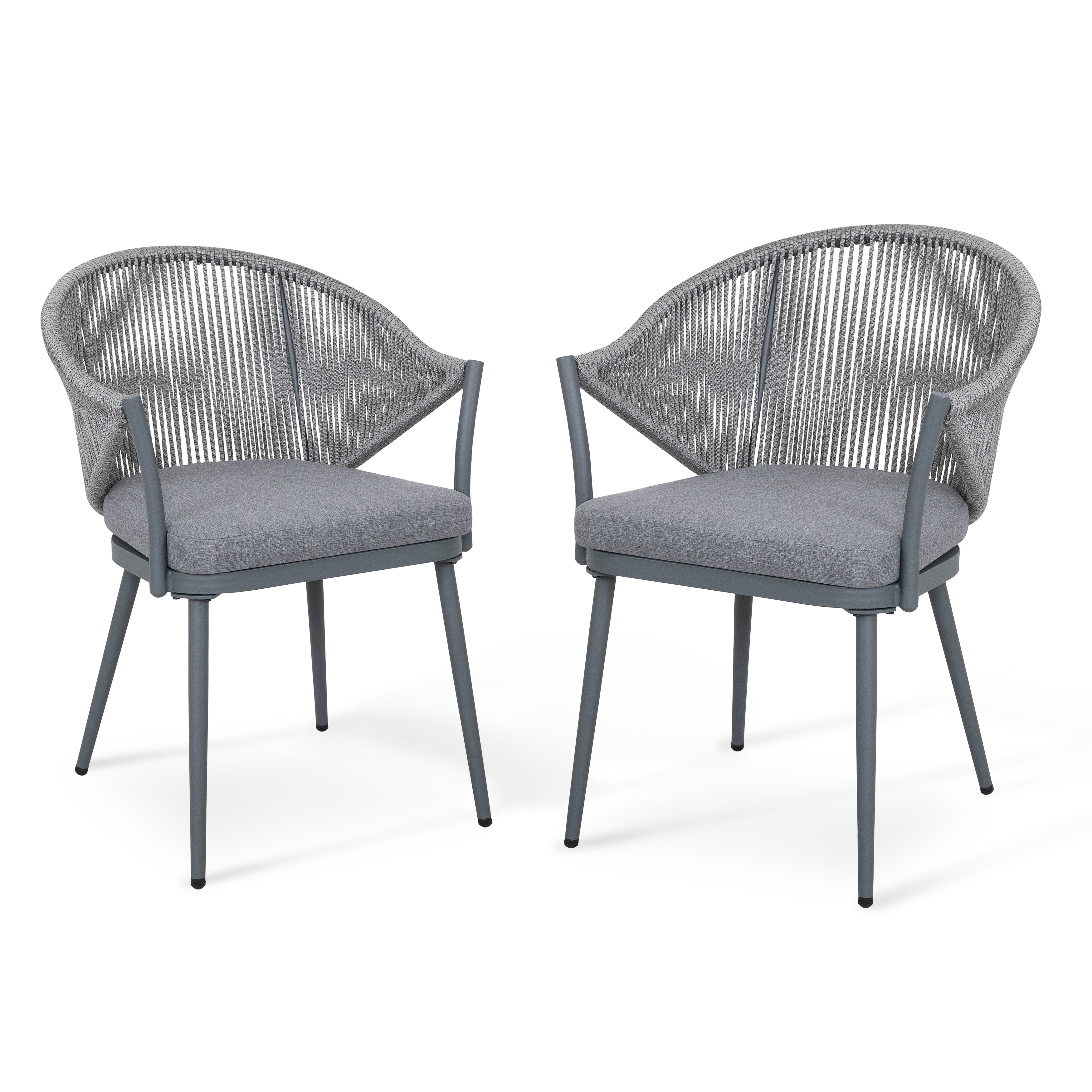 Woven rope dining discount chair