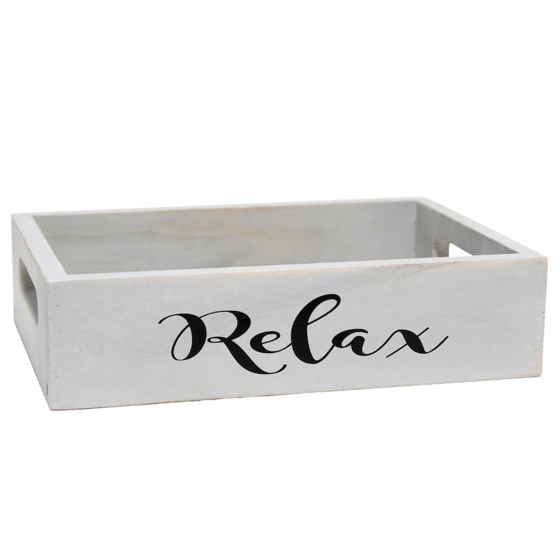 Elegant Designs Three Piece Decorative Wood Bathroom Set