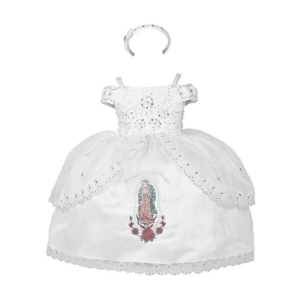 off white baptism dress